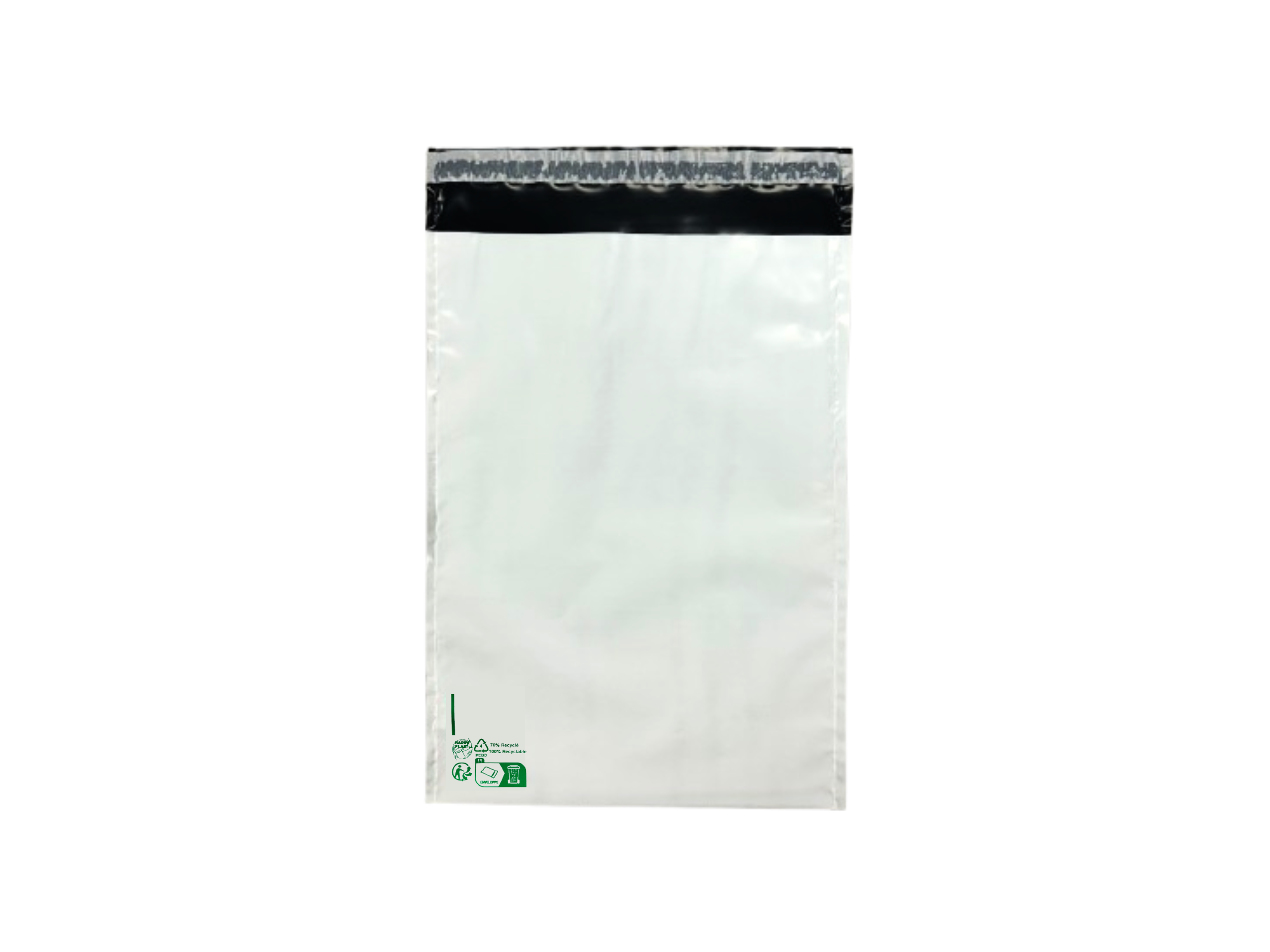 50 Enveloppes plastique opaques N°2 – 245x325mm